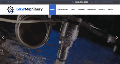 Desktop Screenshot of gwmachinery.com