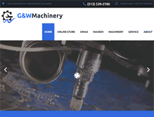 Tablet Screenshot of gwmachinery.com